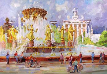  Ассоциация художников - пленэристов проводит мероприятия: Пленэрная жара 2021 и Пленэрное лето в парке Горького.